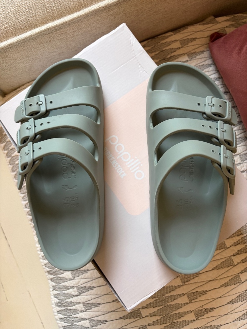 Birkenstock Papillio By Florida EVA Platform Sandal size 36